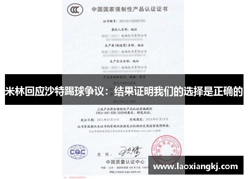 米林回应沙特踢球争议：结果证明我们的选择是正确的